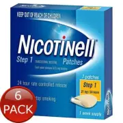 6 x Nicotinell Patch 21Mg 7 Days 7Pk