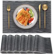 Placemats, Table Mats Set of 6, Heat Resistant Place Mats, Washable Placemat,...