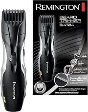 Remington Barba Beard Trimmer for Men with Ceramic Blades and Adjustable Stubble Trimmer Comb for Variable Lengths