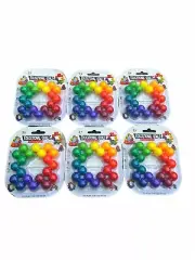 6 packs Variety Beaded Stress Relief Ball Ainiv Sensory Fidget Toys for Kids 3+