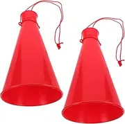 BESPORTBLE Megaphones for Party 2pcs Plastic Megaphones Loud Speakers Megaphone for Sports and Parties