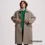 [COVERNAT] 羊毛寬身連肩袖大衣（米色） [G6]