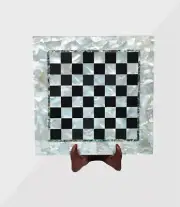 White Marble Chess Set Top Handmade Gifts For Him Decor