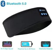Sleeping Wireless Headphones Bluetooth Headband Noise Cancelling Sleep, Sport Headband Sleeping Headsets Black