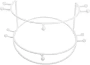 NIYANGLE Bridal Crown Display Stand White Rack for Hairband Storage Hair Hoops Organizer for Boutique Shop Counter Personal Use Easy to Clean and Maintain