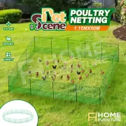 Chicken Fence Coop Farm Hen Poultry Runs Mesh Cage Net Habitat Safe House Pen