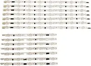 LVNVNZBZDA LED Backlight Strip Fit for Samsung UN40F6100AG UN40F6400AG UN40F5500AG UE40F5000AK UE40F5300 BN96-25305A 25304A 25520A 25521A