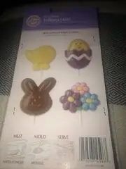 Wilton Fuzzy Bunny Lollipop Mold - 4 Designs