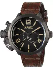 U-Boat 8805 Mens Watch Capsule Titanium BK BE 50mm 10ATM