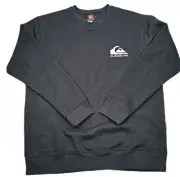 Quicksilver Men’s Crew Sweatshirt Black Size Medium