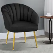 ALFORDSON Armchair Velvet Lounge Accent Chair