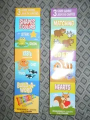 Educational Learning Cards & Games...Shapes & Colors...Go Fish...Etc