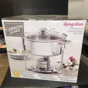 Gibson Home Langston Stainless Steel Chafing Dish Set. 4.5 QT.