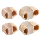 2 Pieces Toe Separators Gel with 2 Loops Correctors Toe Valgus Correction