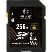 在飛比找momo購物網優惠-【AXE MEMORY】專業級SDXC 256GB V60 