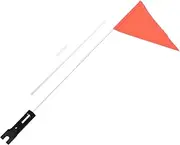 Kisangel Running Flag for Boys and Girls Bikes Bicycle Safety Flags Fiberglass Pole Bike Accessories