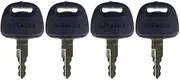 4pcs Ignition Keys H800 Replacement for Excavator Plant Digger Key H800