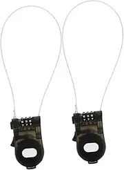 BESPORTBLE Suitcase Cable Locks Plastic Combination Retractable Wire Lock for Luggage Secure Easy to Use
