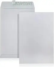 WINPAQ 10" x 15" White Catalog Mailing Envelopes, 28lb White Peel & Seal (pack of 50) - Great for Mailing, Storage & Organizing