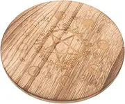 HAWILLOSCH Divination Pendulum Board with Carved Design Plate for Meditation and Desktop Decor present for Enthusiasts