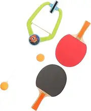 1 Set Table Tennis Trainer Table Tennis Training Adjustable Hanging Indoor Trainer Training Device Wood