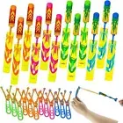 24 Pcs Slingshot Outdoor Toys,Glow in The Dark Party Supplies Toys Rocket wit...