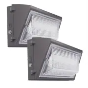 100W LED Wall Pack,13000Lm 5000K Wall Pack Lights Dusk to Dawn,Repalces 600W ...
