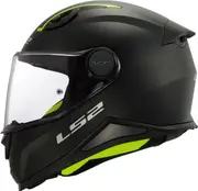 LS2 FF812 Solid, full face helmet kids , color: Matt-Black , size: M