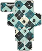 Reusable Diaper Change pad with Tissue Pocket Portable Diaper Changing pad for Moms, Dads