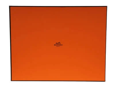Hermes Square Gift Box Orange 8.75inch x 11.25 inch x 2.75 Belt Scarf Wallet