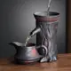【懂瓷】紫陶樹樁茶漏 濾茶器一體 創意分茶器 超細陶瓷茶葉濾網 茶具配件