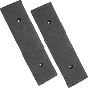 TOKIDNY 2pcs Doorway Threshold Ramp Nonslip Surface High Durability Versatile for Steps Curbs