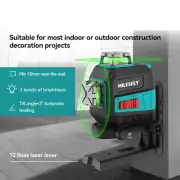New 360 laser level 5 Lines Laser Professional Adjustable Laser Line Brightness