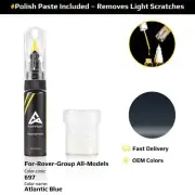 Touch Up Paint For Rover Group All Models 697 Atlantic Blue With Polish Paste