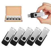 USB Flash Drive 5 Pack 64GB USB Storage Flash Drives, Memory Stick Jump Drive...