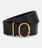 [Jil Sander] Jil Sander Cannolo leather belt One Size black