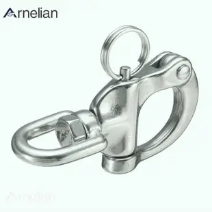 Arnelian Snap Shackle 不銹鋼快速釋放卸扣索具帆船固定吊環按扣卸扣用於帆船