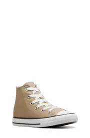 Converse Kids' Chuck Taylor All Star High Top Sneaker in Nomad Khaki/White/Black at Nordstrom, Size 11 M