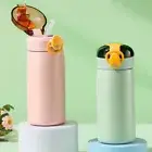 Pop-up Lid Mini Vacuum Flask with Straw Insulated Pocket Cup Gift