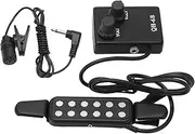 Guitar Pickup,12 Sound Holes Volume Control Amplifier with Microphone,Guitar Instrument Accessory for Replacement