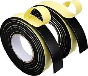 SUIOPPYUW 2pieces Block Accumulation with Soft Foam Rubber Dryer Parts Maintain Clean and Efficient Drying Significantly Reduce, Black, 3MM *4M [8MM Thick]