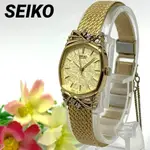 從日本出貨 正品 SEIKO精工女士手錶石英金復古 可愛的 時髦 展示 時尚 配件