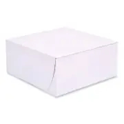 Southern Champion Tray 1561 Bakery Boxes, Standard, 9 X 9 X 4, White, Paper,