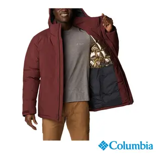 Columbia 哥倫比亞 男款 - Omni-Tech防水極暖外套-暗紅 UWE74120WE / FW22