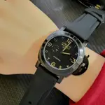 PANERAI 男士沛納海 LUMINOR CONO 男士手錶 ACTIVE DATE 無源盒橡膠錶帶優雅運動手錶