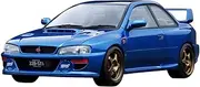 Ignition Model 1/18 Subaru Impreza 22B-STi Version (GC8 Revision), Blue, Finished Product