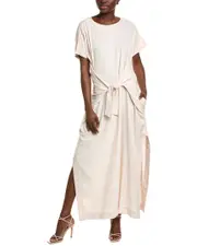 BGL Linen-Blend Maxi Dress