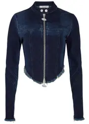 Cannari Concept Stretch-denim Jacket - 36 (UK8 / S) 36 (UK8 / S)