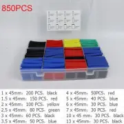 Electrical Wire Cable Wrap PVC Kit Polyolefin Heat Shrinkable Tube Assortment