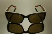 Authentic B. PERREIRA Sunglasses DUTCHIE 57 Men Black Amber Tortoise Brown
